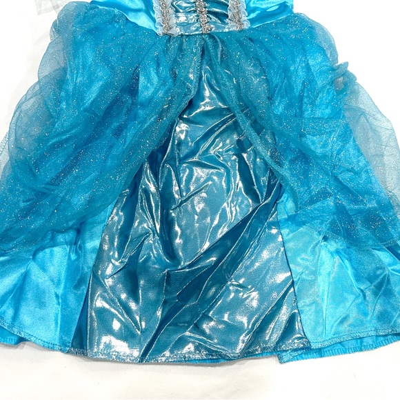 NEW Disguise Disney Princess Cinderella 1pc Halloween Cosplay Costume - Picture 2 of 6